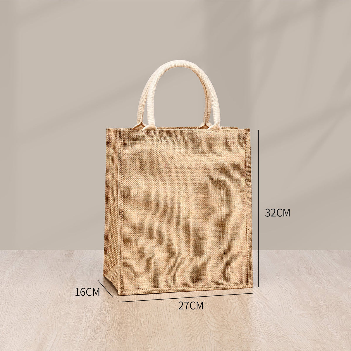 Eco-Friendly Jute Tote Bag LoungeYard — product view 6