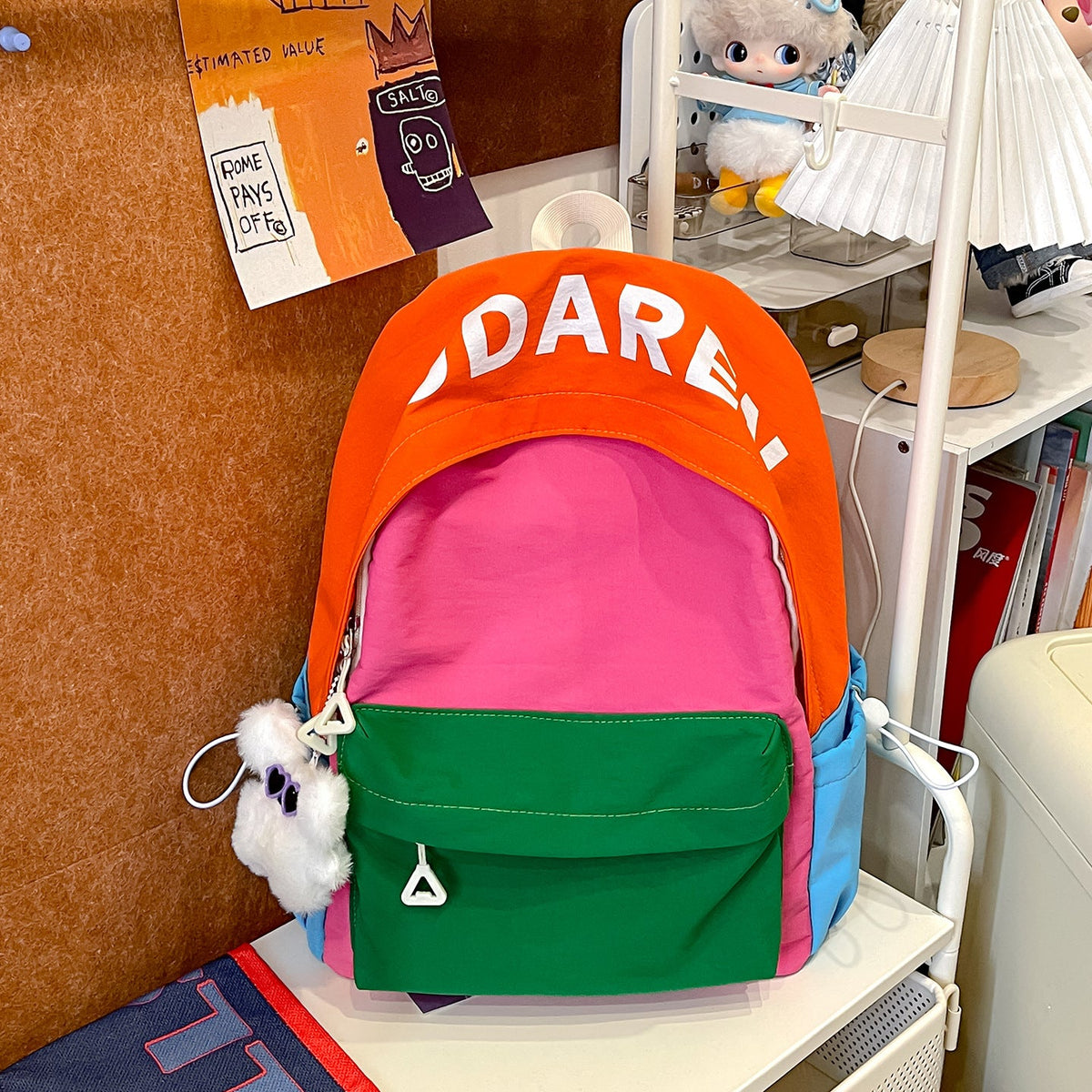 Colorful Practical Backpack LoungeYard — product view 6