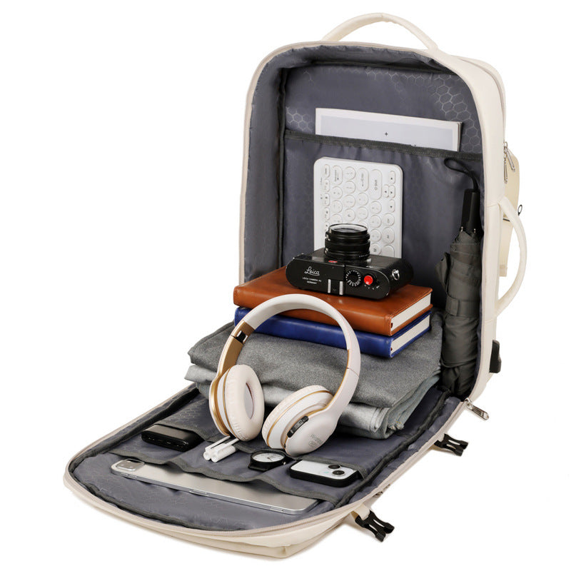 Modern high-performance backpack with many compartments LoungeYard — product view 1