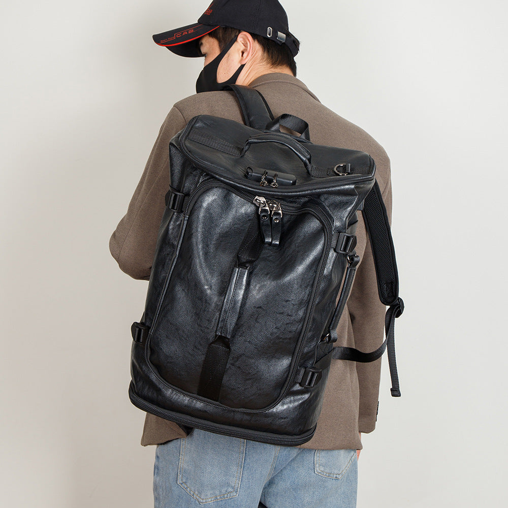 Durable multifunctional backpack with weather protection LoungeYard — product view 4