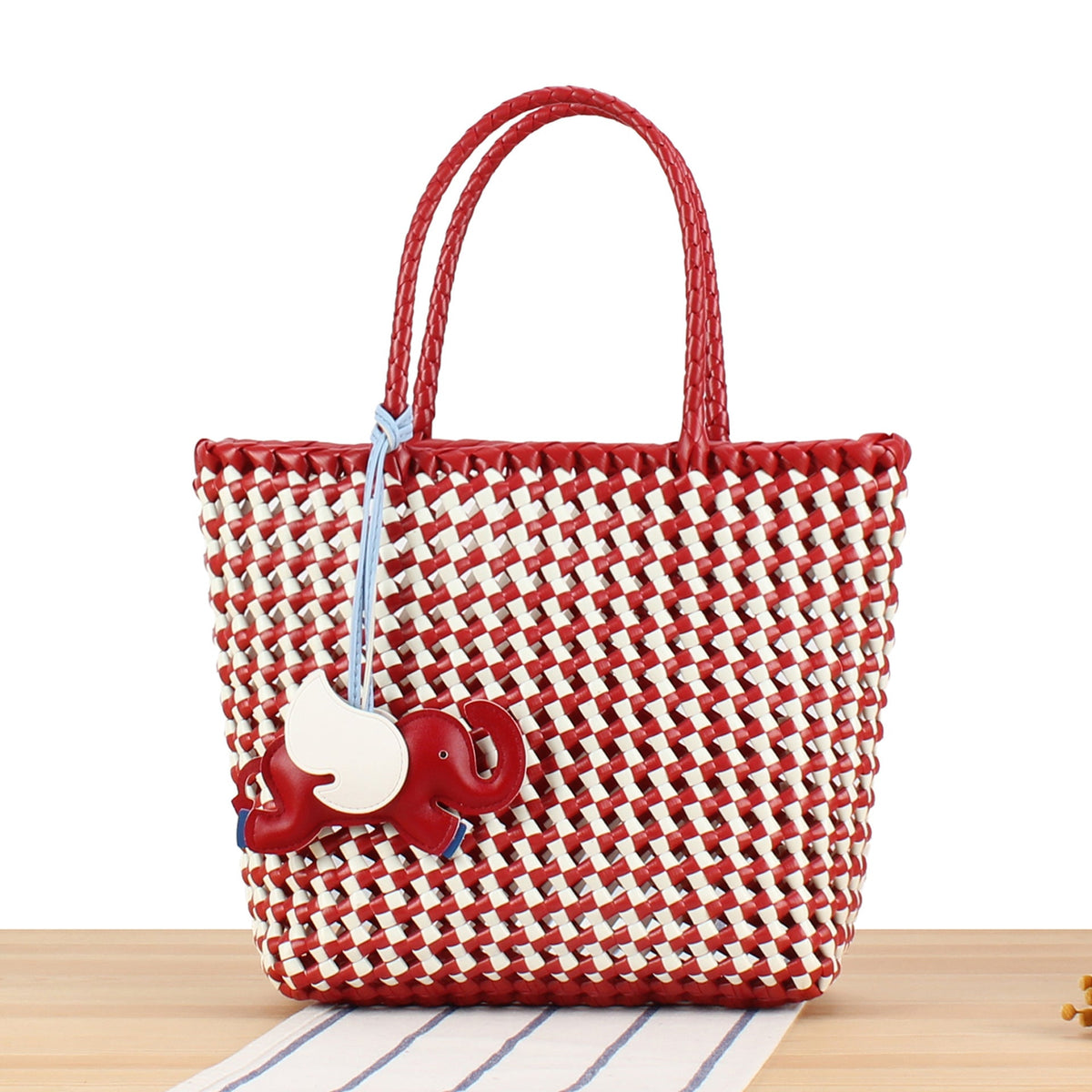 Creative Tote Bag with Playful Elephant Jewelry LoungeYard — product view 7
