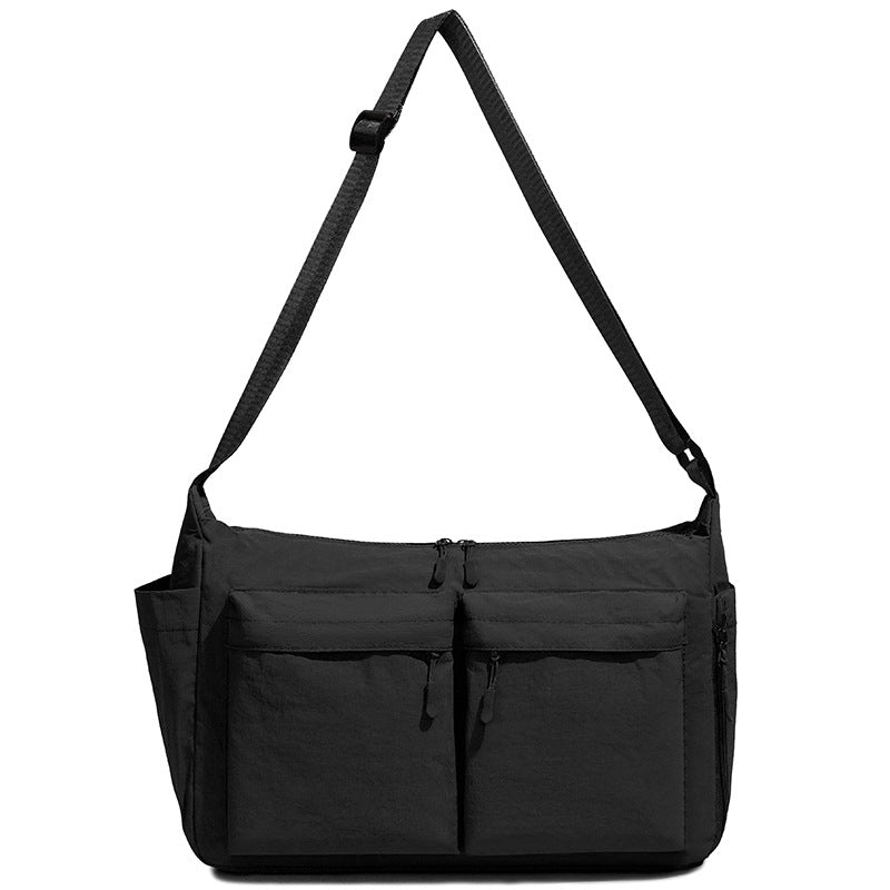 Multi-Pocket Crossbody Messenger Bag LoungeYard — product view 3