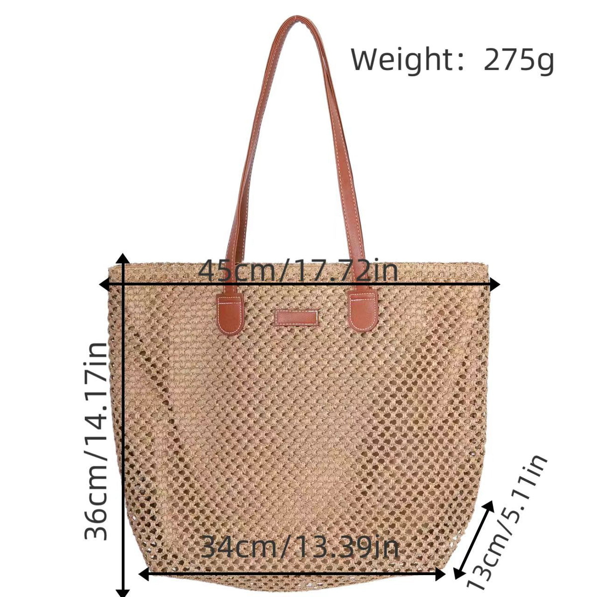 Designer Stroh Shopping Bag LoungeYard — product view 6