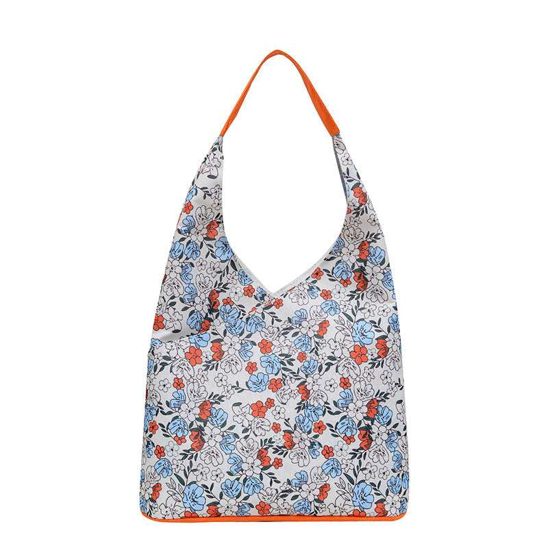 Floral Patterned Shopping Tote — product view 1