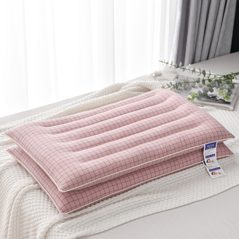 Ergonomic Dual-Layer Quilted Support Pillow LoungeYard — product view 4