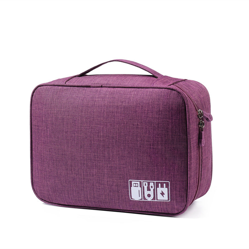Multi-Compartment Electronic Accessories Organizer LoungeYard — product view 4