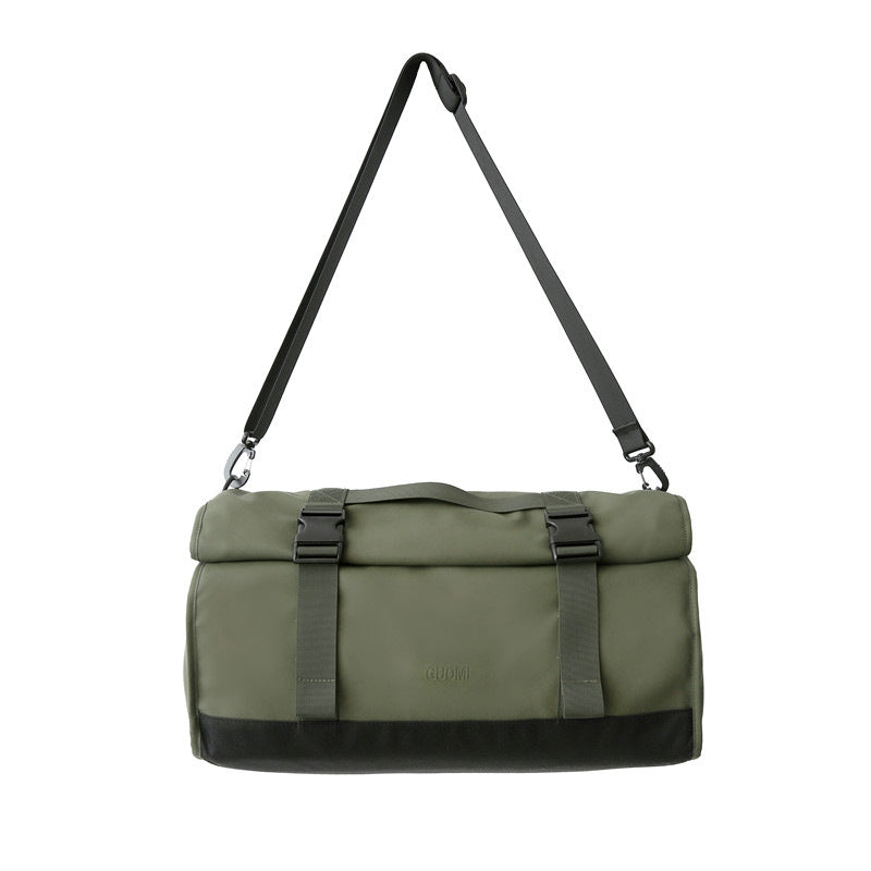 Sporty Shoulder Bag Made of Water-Repellent Material with Removable Shoulder Strap LoungeYard — product view 5