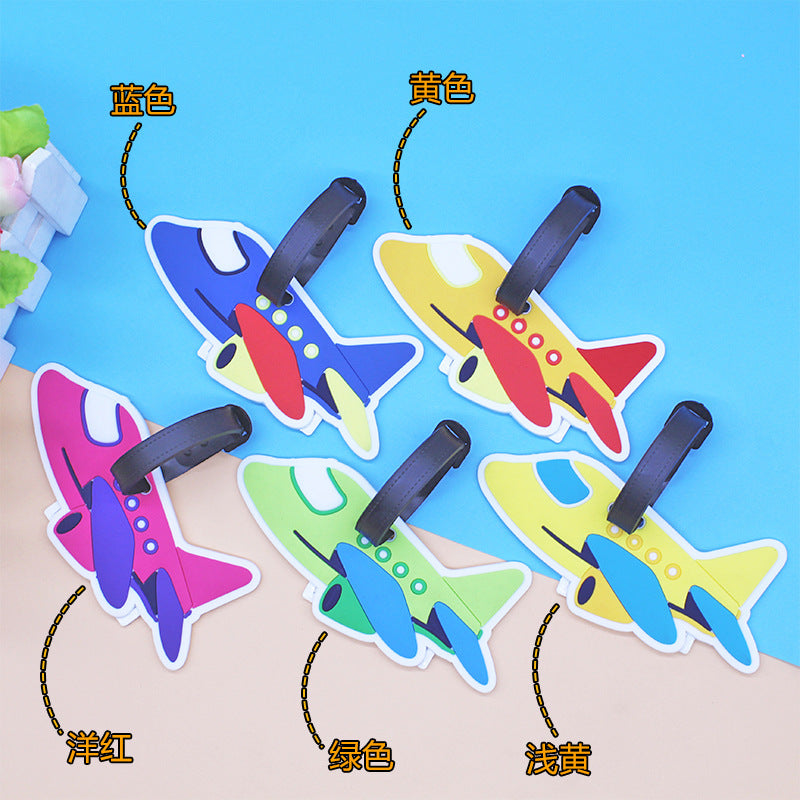 Unisex Airplane-Shaped Luggage Tag LoungeYard — product view 1