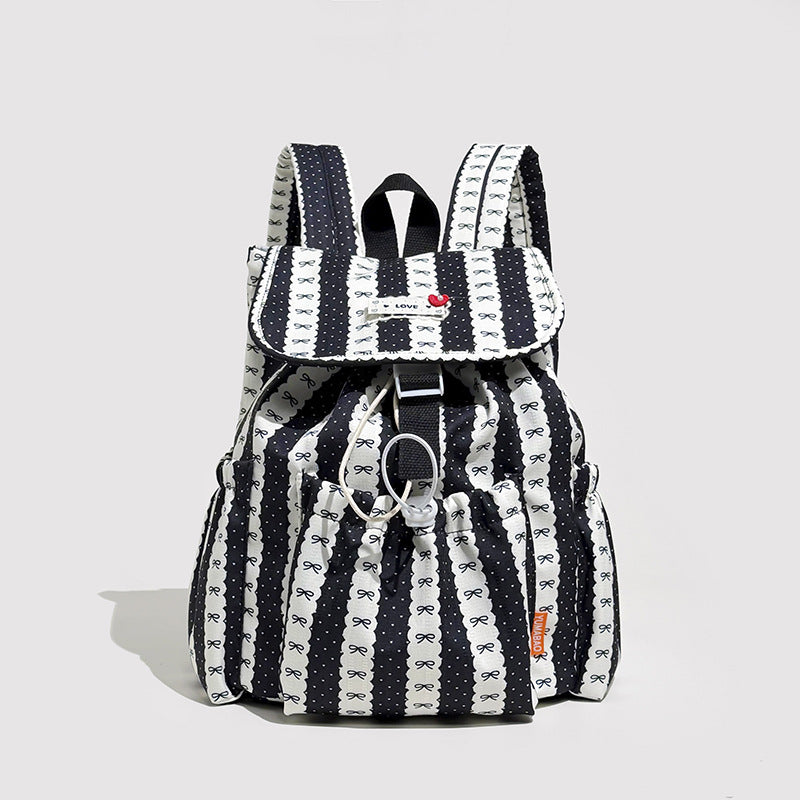 Fashionable Drawstring Closure Backpack LoungeYard — product view 7