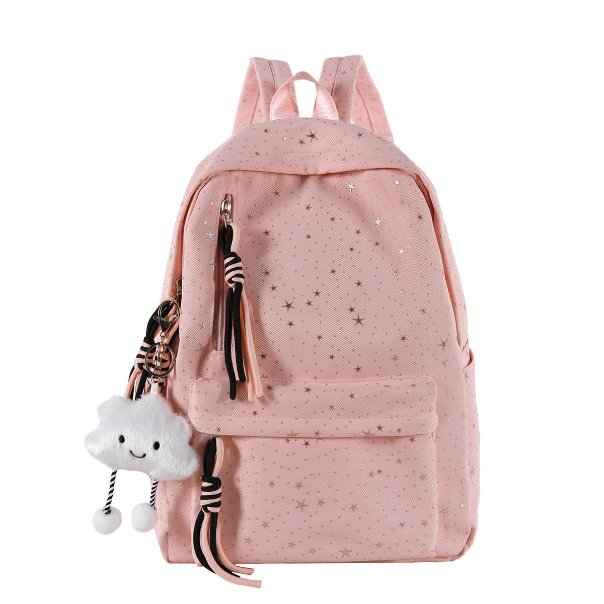 Playful Starry Patterned Backpack — product view 2