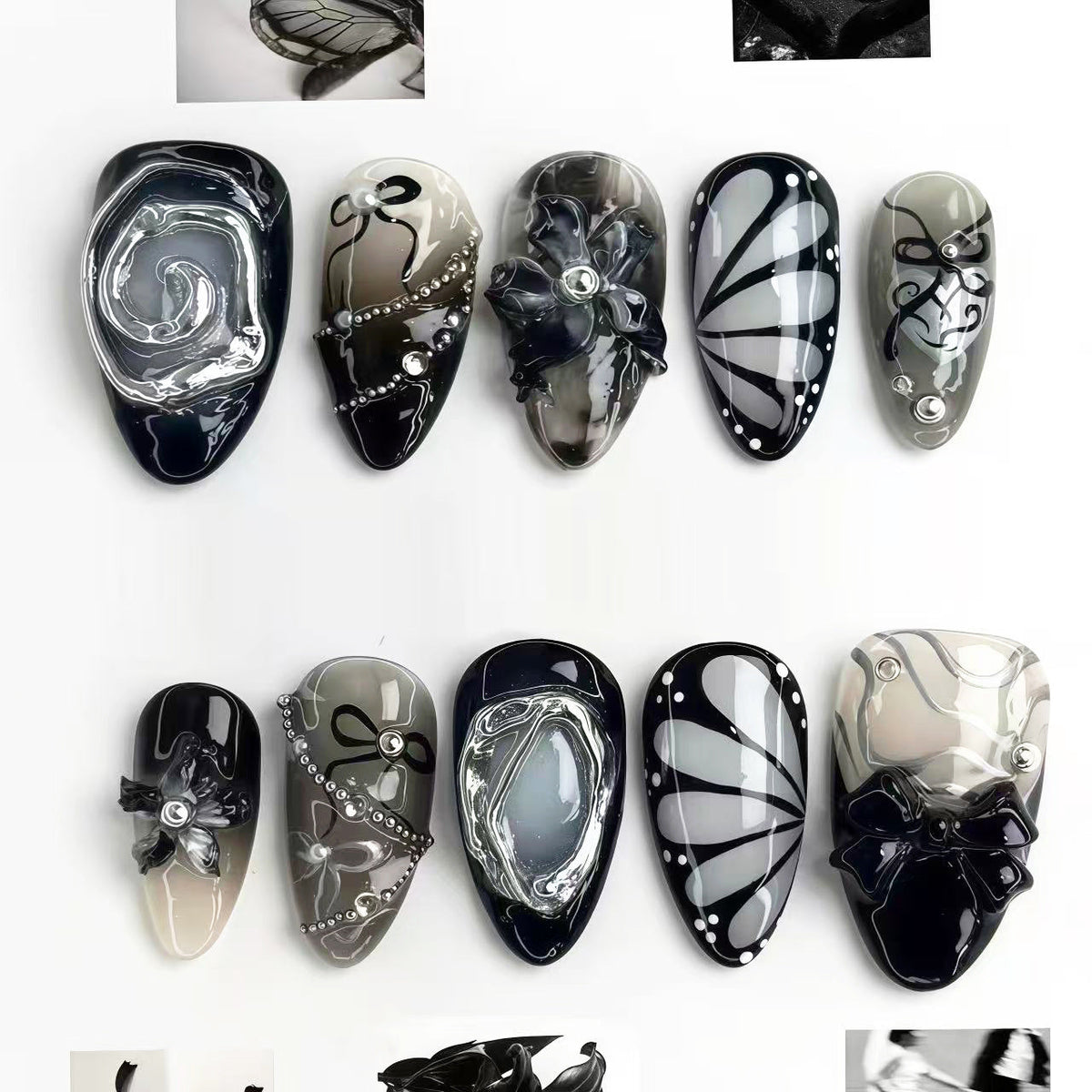 Artistic Gothic Press-On Nail Set — product view 1
