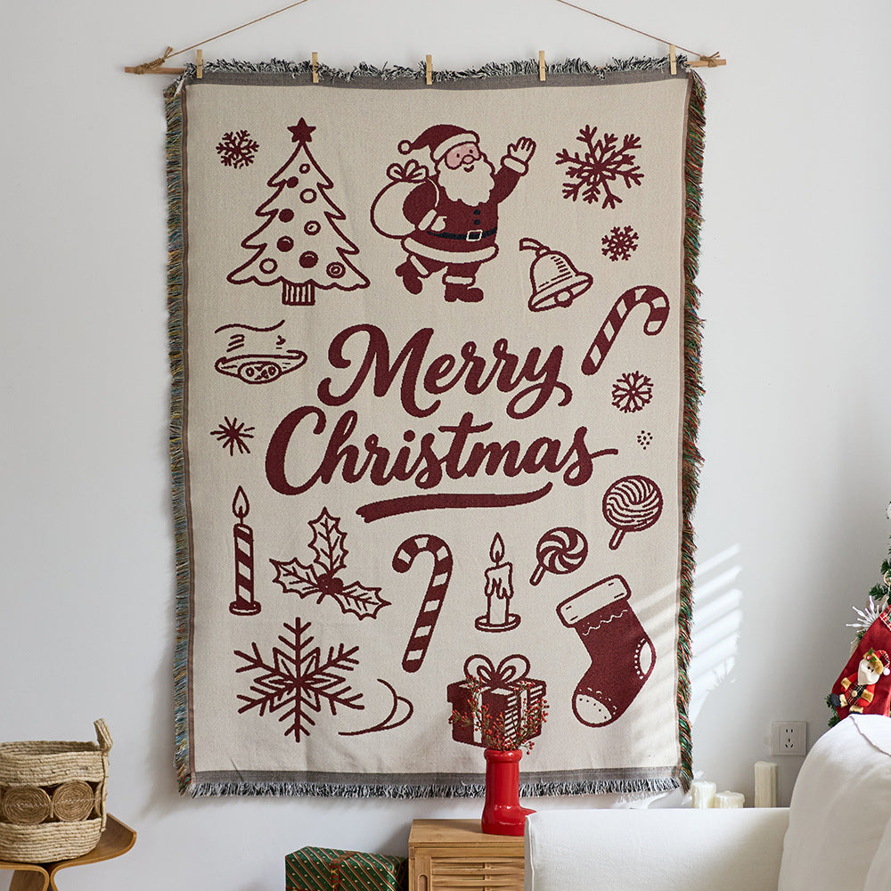 Festive Character-Themed Throw Blanket — product view 1