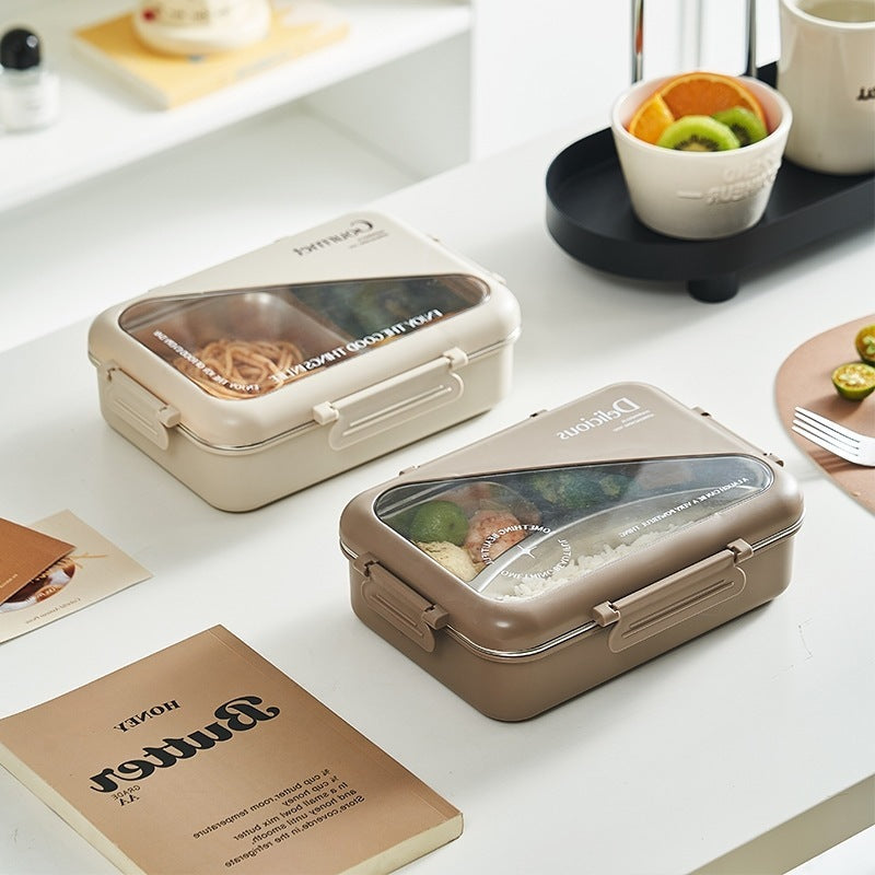 Premium Stainless Steel Multi-Compartment Meal Prep Container — product view 1