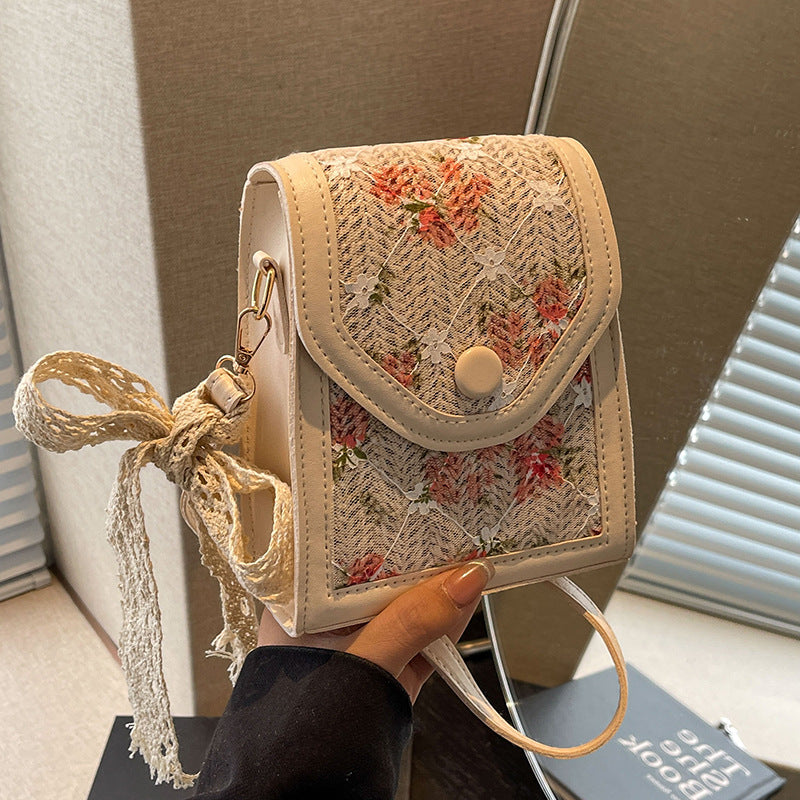 Floral Patterned Crossbody Handbag — product view 3