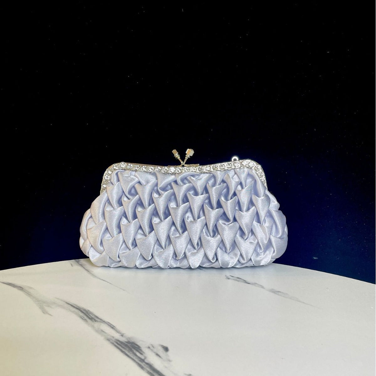 Ruffled Evening Handbag — product view 1
