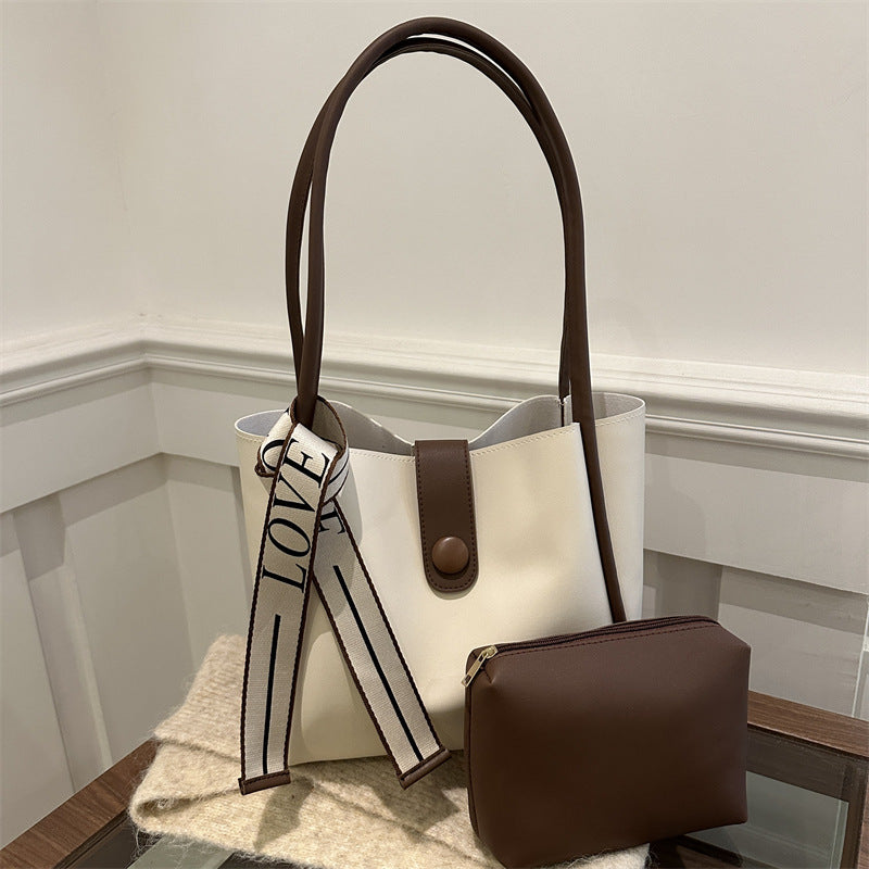 Minimalist Faux Leather Tote — product view 5