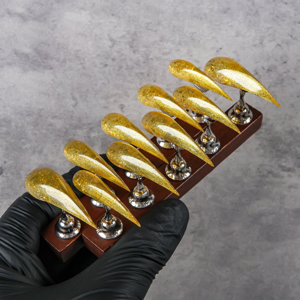 Glittering Stiletto Press-On Nail Tips — product view 3