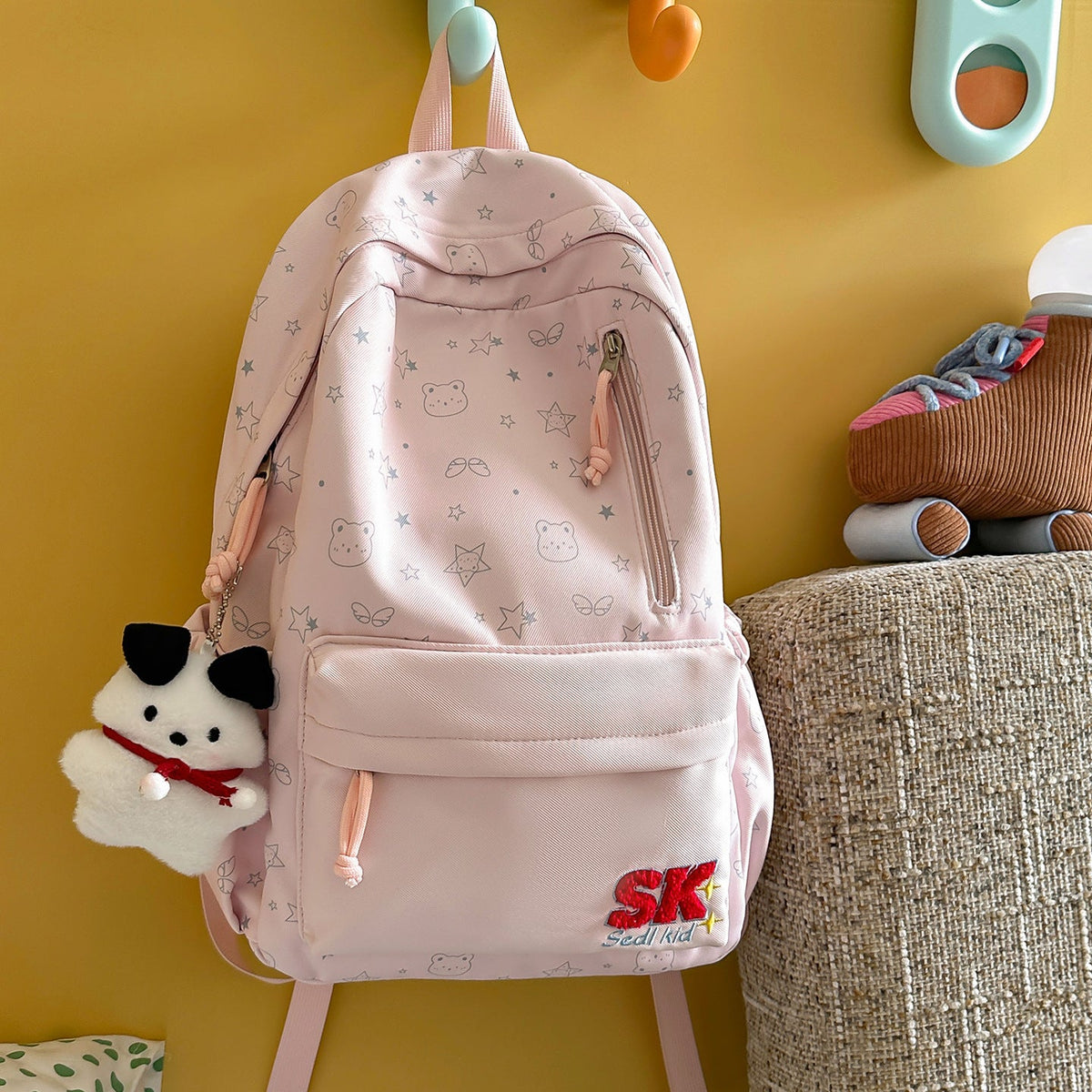 Illustrated Character-Themed Backpack LoungeYard — product view 7