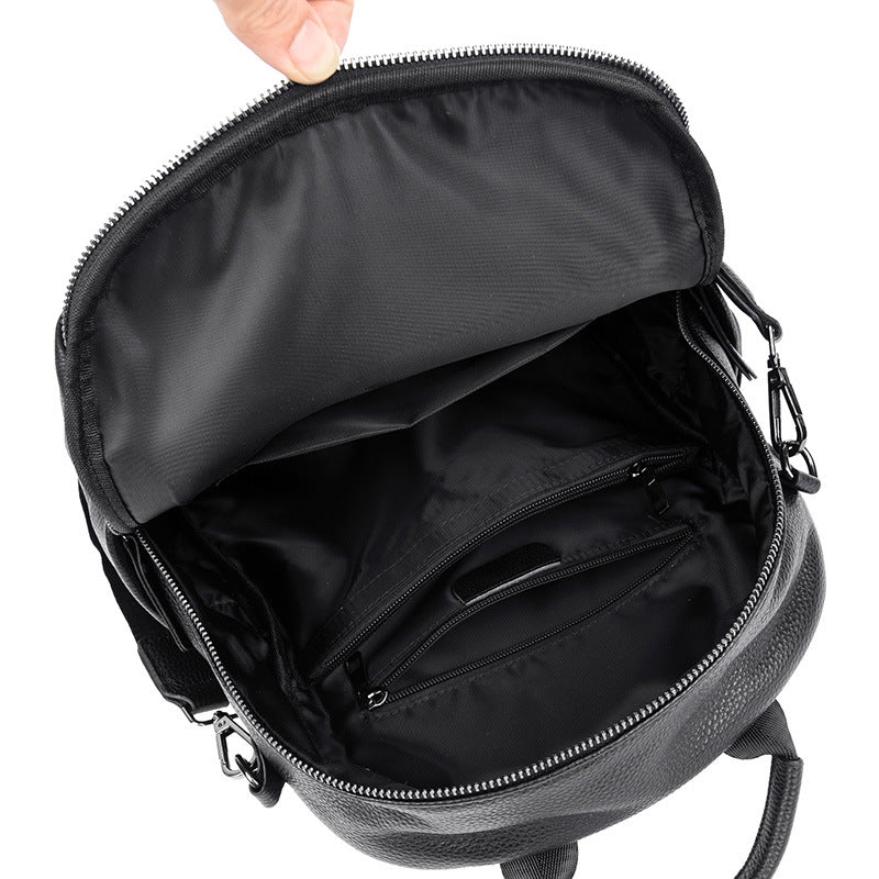 Vegan Leather Multi-Functional Backpack LoungeYard — product view 4