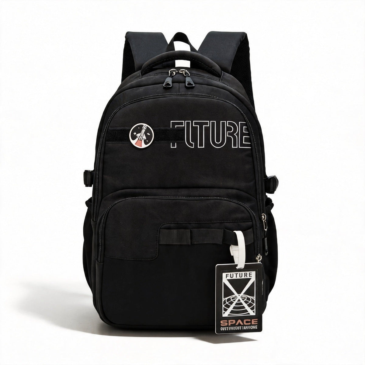 Futuristic Graphic Design Backpack LoungeYard — product view 4