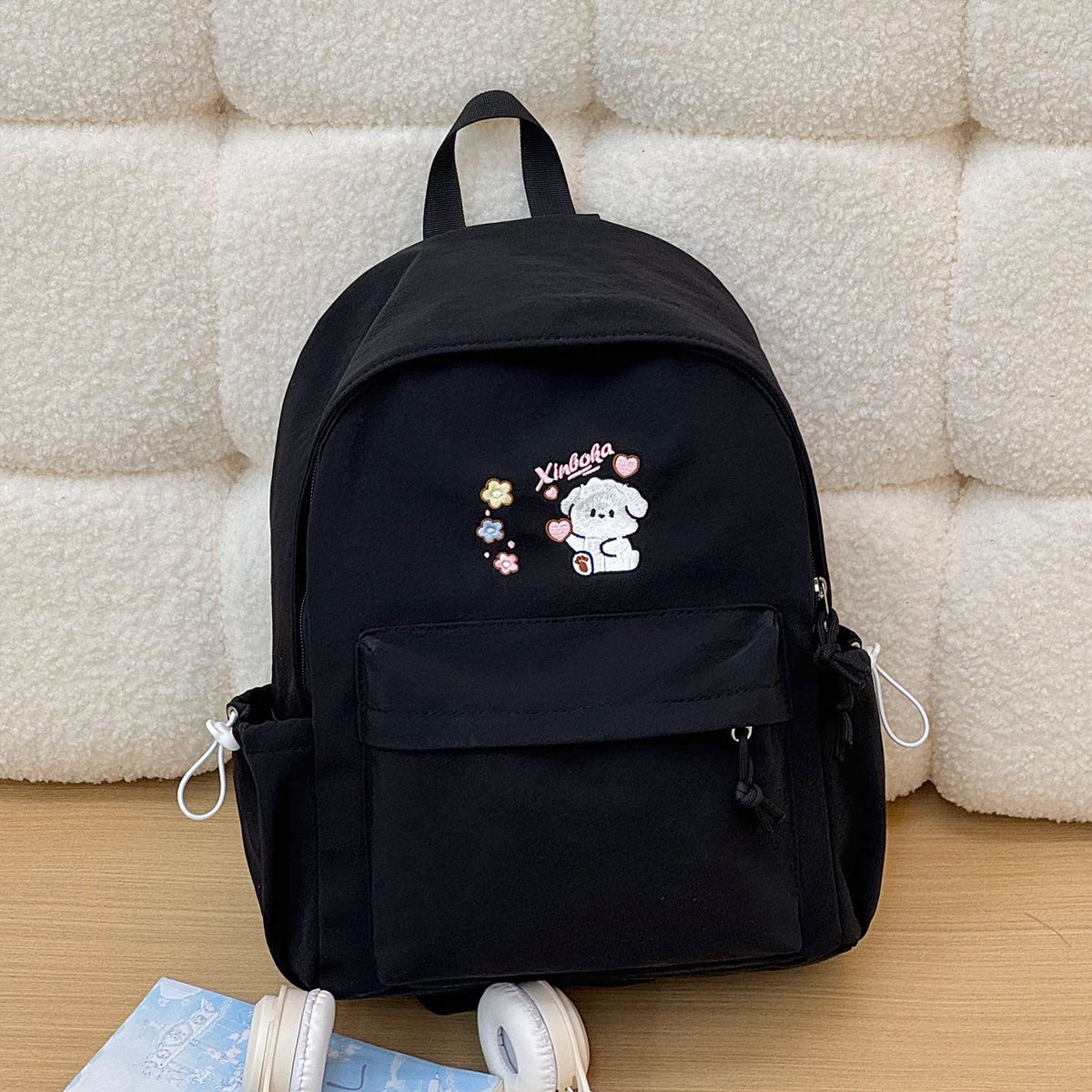 Cute Cartoon-Themed Campus Backpack LoungeYard — product view 7