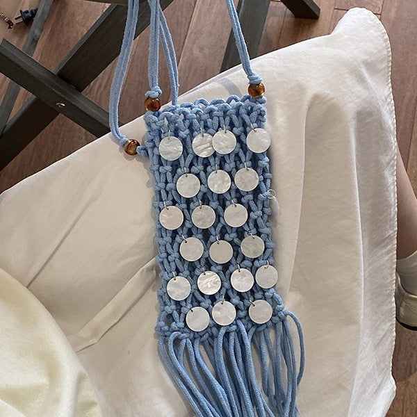 Bohemian Macrame Mini Bag — product view 4