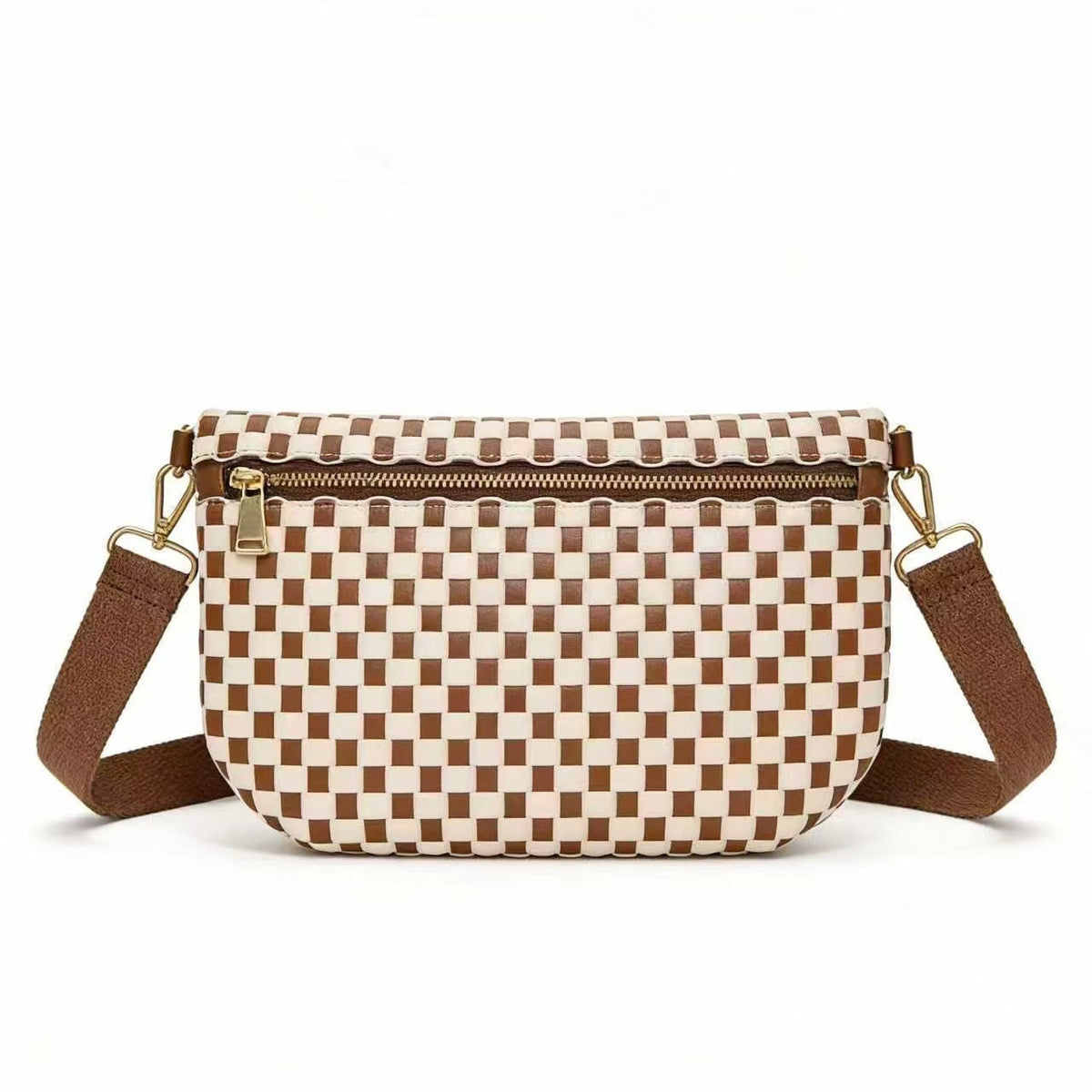 Stylish Woven Crossbody Bag LoungeYard — product view 1