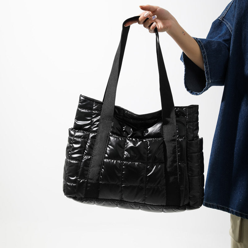 Practical and Stylish Tote Bag with Padded Design LoungeYard — product view 1