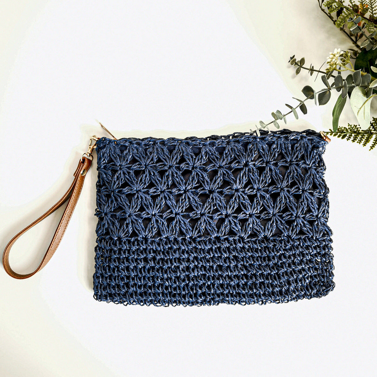 Handcrafted Macrame Clutch LoungeYard — product view 7
