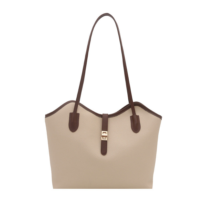 Elegant Textured Leather Tote Bag — product view 5