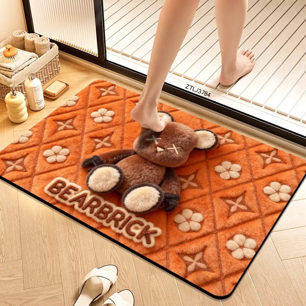 Plush Cartoon Themed Bath Mat LoungeYard — product view 1