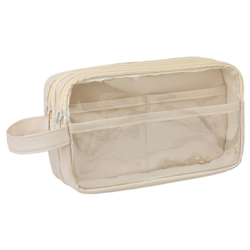 Multifunctional Cosmetic Organizer With Transparent Viewing Window And Practical Compartments LoungeYard — product view 1