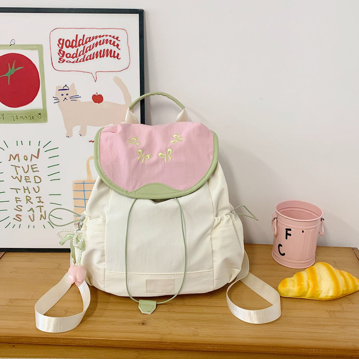 Playful Fruit-Themed Mini Backpack — product view 2