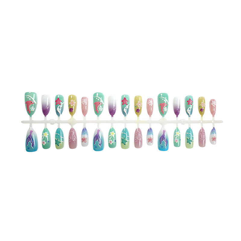 Artistic Undersea Press-On Nails — product view 5