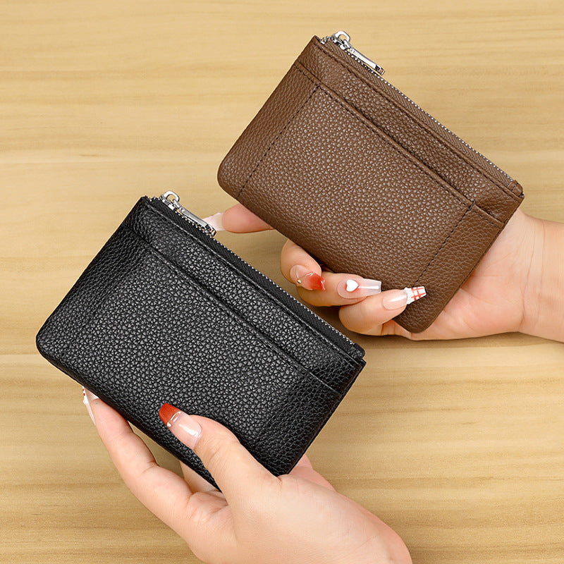 Premium Leather Zip Pocket Purse — product view 5