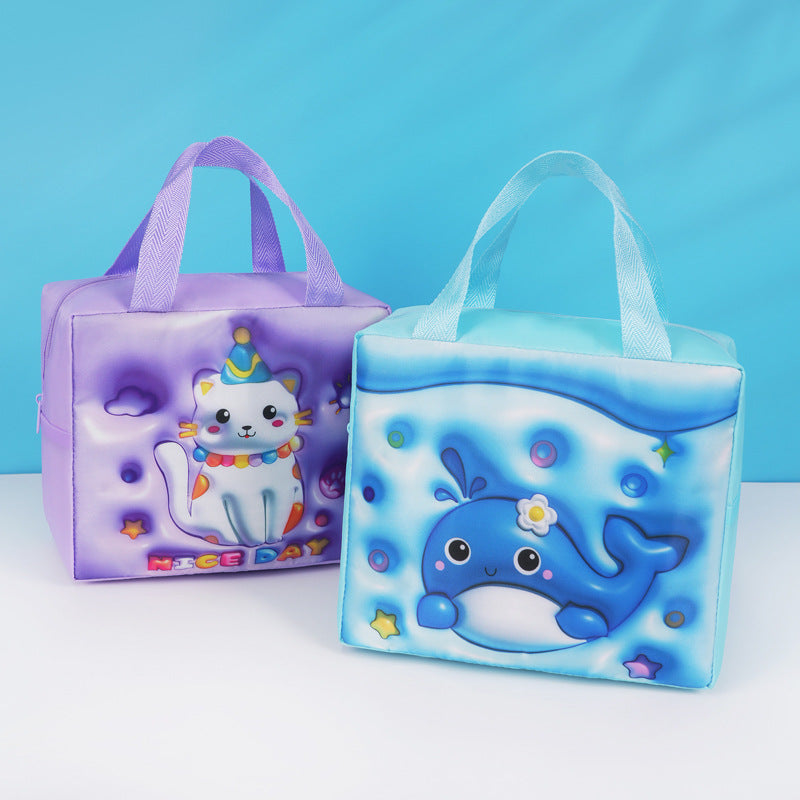 Fun and Playful Cat-Themed Lunch Bag — product view 3