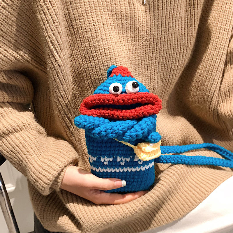 Fun Character Crochet Crossbody Bag — product view 1