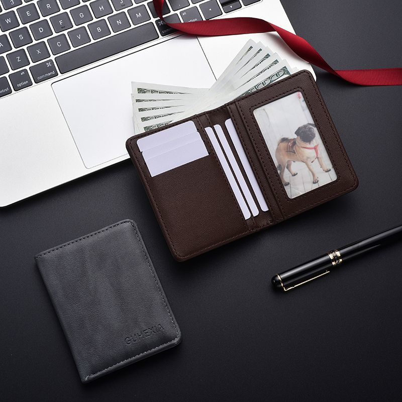 Compact Leather Card Holder — product view 3