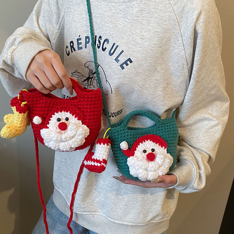 Playful Pumpkin-Themed Crochet Handbag — product view 4