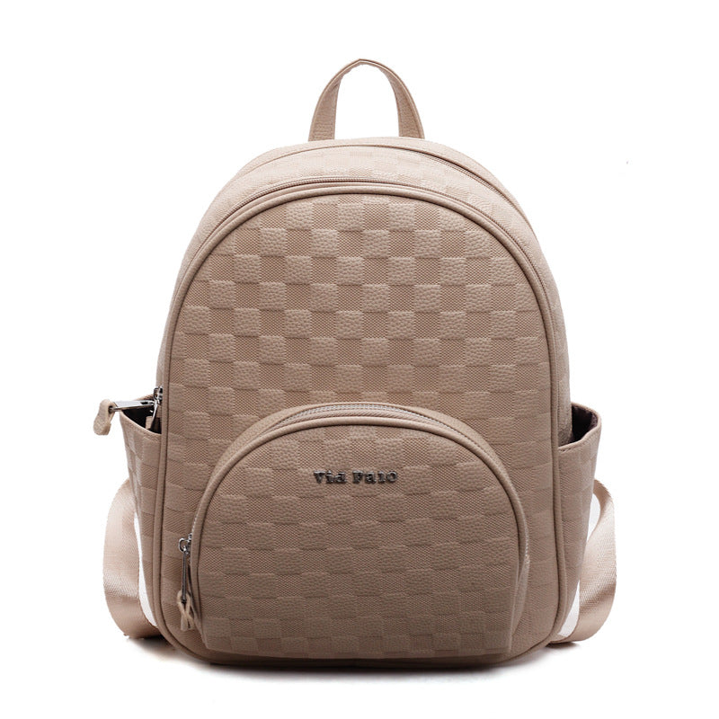 Stylish Checkerboard Backpack — product view 3