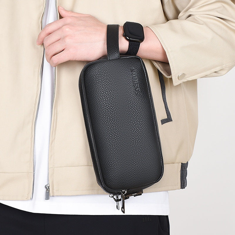 Premium Leather Travel Case LoungeYard — product view 2