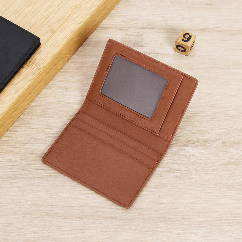 Slim Leather Card Case LoungeYard — product view 2