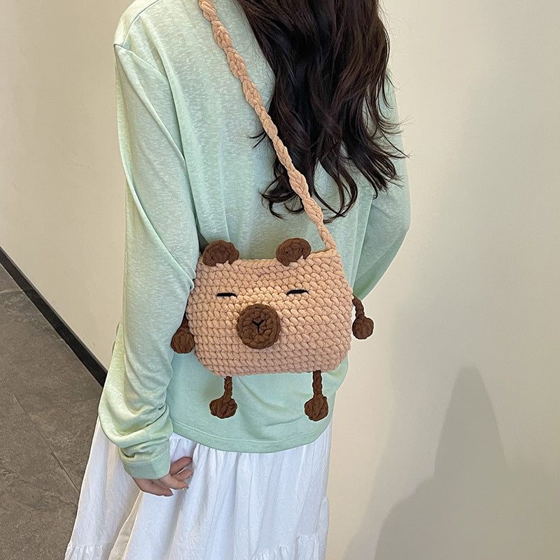 Fun Character Crochet Handbag — product view 3