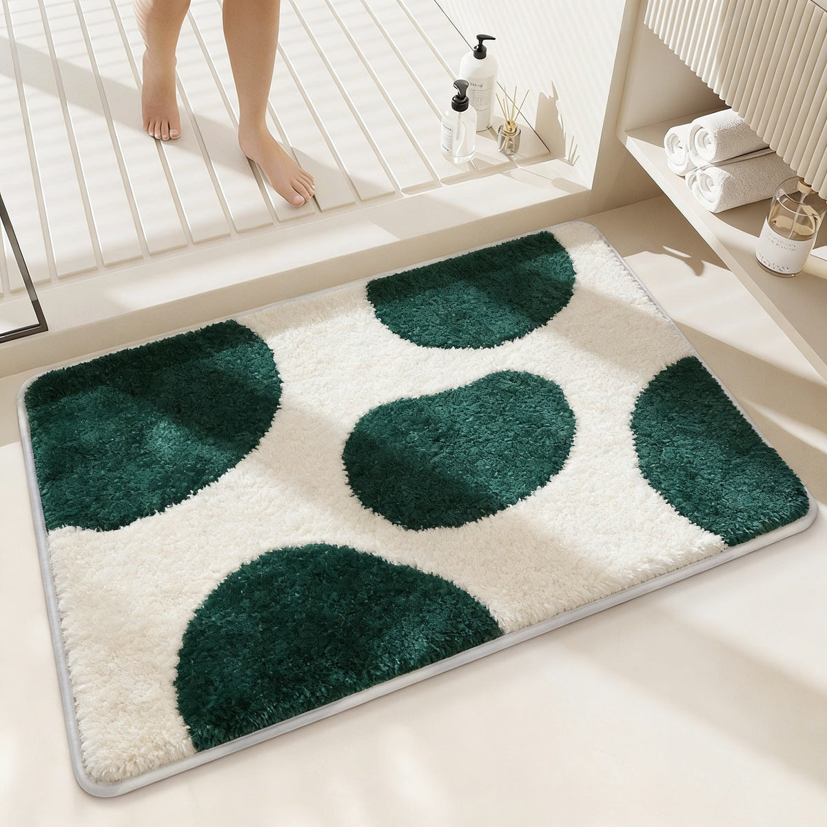 Soft Shag Bathroom Bath Mat — product view 2