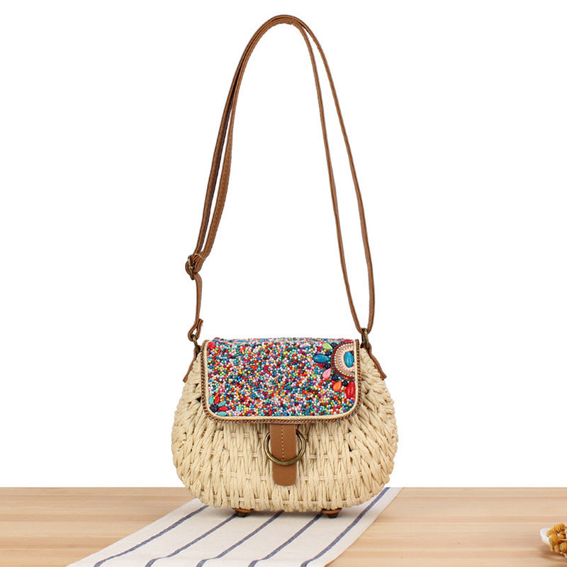 Trendy shoulder bag with playful design LoungeYard — product view 1