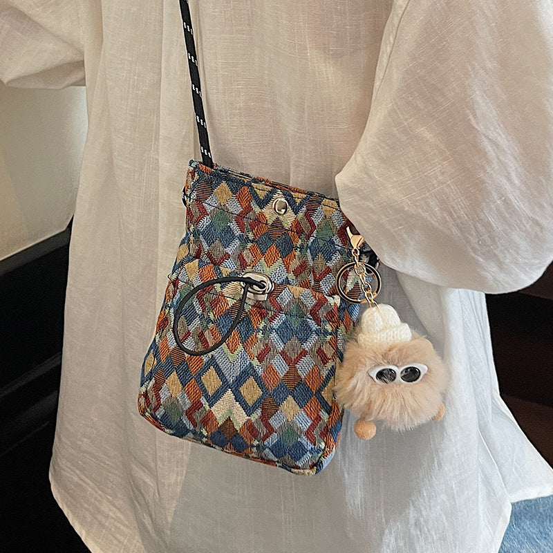 Geometric Pattern Crossbody Bag — product view 3