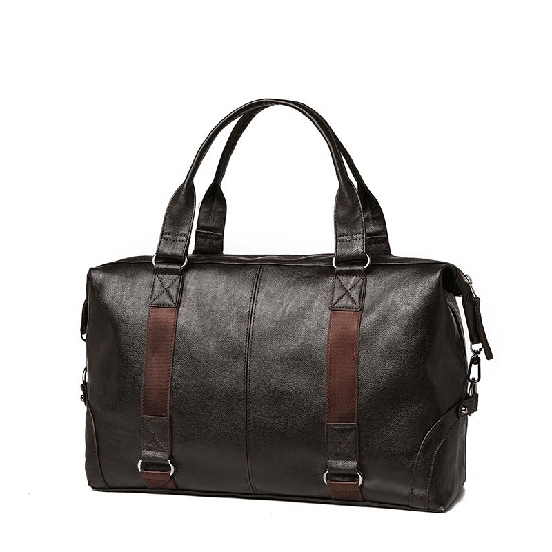 Premium Leather Duffel Bag LoungeYard — product view 2
