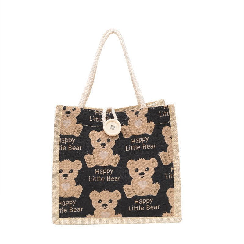 Shoulder bag with sweet bear motif LoungeYard — product view 7