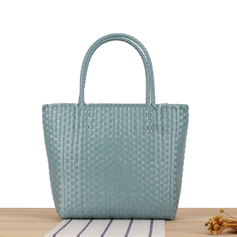 Fashionable beach bag with durable weave LoungeYard — product view 7