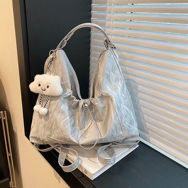 Crinkled Pouch Handbag LoungeYard — product view 2